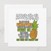 会計士はパイナップルのようです ノートカード (正面/裏面)
