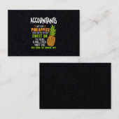 会計士はパイナップルのようです 名刺 (正面/裏面)