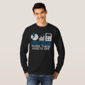 会計士は会計上の資産を活用 Tシャツ (正面フル)