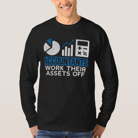 会計士は会計上の資産を活用 Tシャツ (正面)