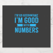 会計士は数字が良い スパークリングワインラベル (シングルラベル)