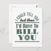 会計士は言えるけどビルは僕が持ってる ポストカード (正面/裏面)