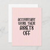 会計士は資産を消し去る サンキューカード (正面/裏面)