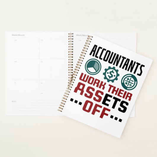 会計士はCPAから資産を取り除く会計 プランナー手帳 (ディスプレー)