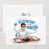 会計士への一歩 招待状 (正面/裏面)