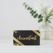 会計士エレガント 名刺 (スタンド正面)