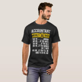 会計士ギフトクランチング番号は私の心Ac Tシャツ (正面フル)
