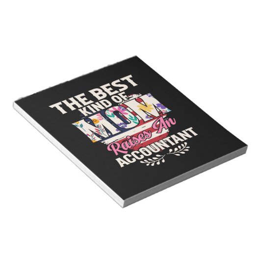 会計士ギフト |お母さん会計士を育てる ノートパッド (アングル)