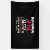 会計士ギフト |アカウントと母 横断幕 (縦)