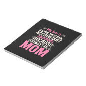 会計士ギフト |会計士すごい素晴らし士 ノートパッド (回転)