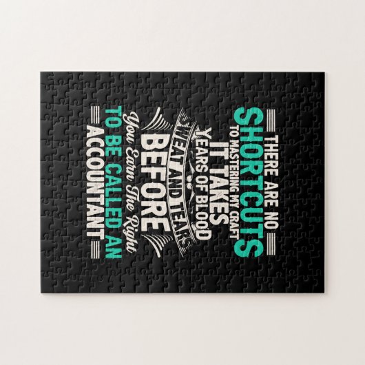 会計士ギフト |,会計士と呼ばれる ジグソーパズル (横)