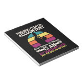 会計士ギフト |会計士のパパ ノートパッド (アングル)