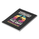 会計士ギフト |会計士のパパ ノートパッド (回転)