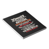 会計士ギフト |会計士素晴らしの母 ノートパッド (アングル)