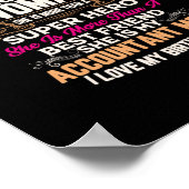 会計士ギフト |彼女は私の会計士ママ ポスター (角)