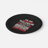 会計士ギフト |私は会計士である ペーパープレート (アングル)