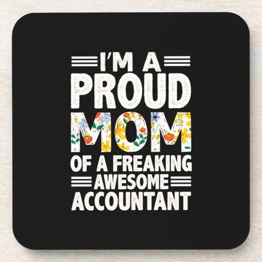 会計士ギフト |自由な会計士素晴らし。 コースター (正面)