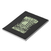 会計士ギフト |資格の会計士 ノートパッド (回転)