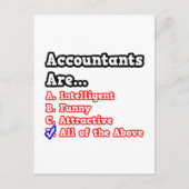 会計士クイズ…ジョーク ポストカード (正面)
