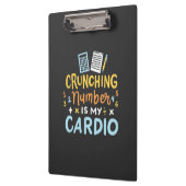 会計士クランチング番号は私の心臓病 クリップボード (左)