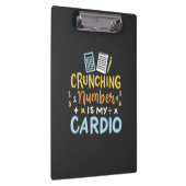 会計士クランチング番号は私の心臓病 クリップボード (右)