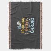 会計士クランチング番号は私の心臓病 スローブランケット (正面縦)