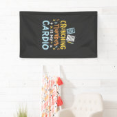 会計士クランチング番号は私の心臓病 横断幕 (インサイチュ)