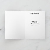 会計士クリスマスの残酷おもしろい&クリスマスジョーク シーズンカード (内部)