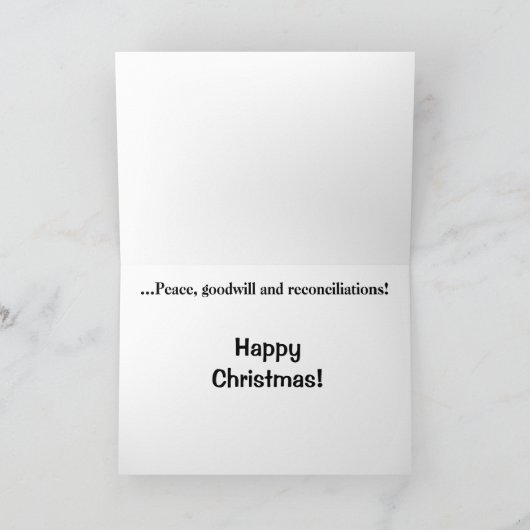 会計士クリスマスカード |おもしろい会計 シーズンカード (内部)