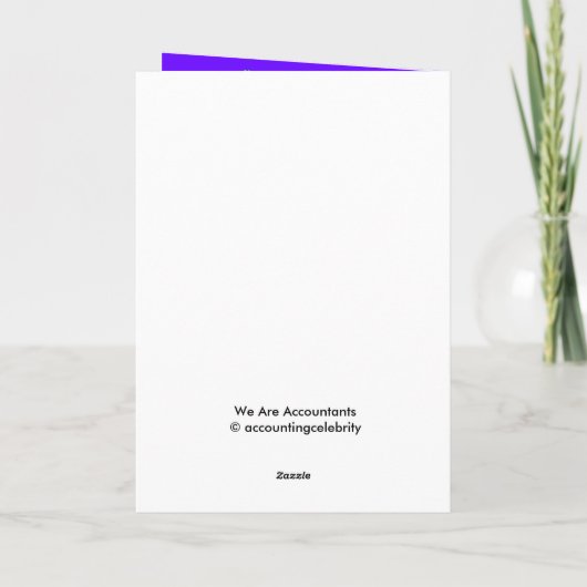 会計士クリスマス会計ソングパロディ語 シーズンカード (裏面)