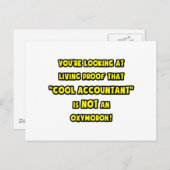 会計士クールはオキシモロンではない ポストカード (正面/裏面)