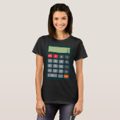 会計士コスチューム衣装Math Calculator Tシャツ (正面フル)