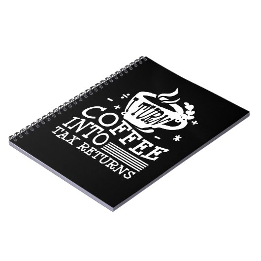 会計士コーヒーCPA簿記係ユーモア簿記 ノートブック (左側)