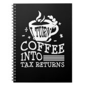 会計士コーヒーCPA簿記係ユーモア簿記 ノートブック (正面)