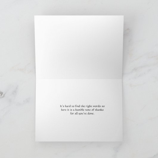 会計士サンキューカードビッグT 感謝してい カード (内部)