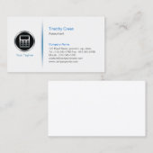 会計士シンプルのミニマルな名刺 名刺 (正面/裏面)