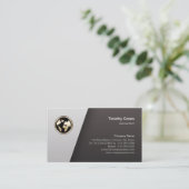 会計士シンプルのミニマルな名刺 名刺 (スタンド正面)