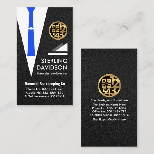 会計士スタイリッシュ訴訟 名刺 (正面/裏面)