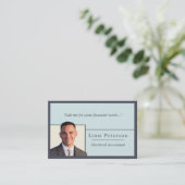 会計士トレンディーインディゴ 名刺 (スタンド正面)