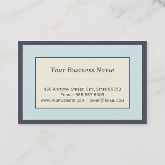 会計士トレンディーインディゴ 名刺 (裏面)