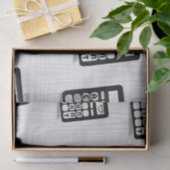 会計士ハートグレー 薄葉紙 (ギフト)