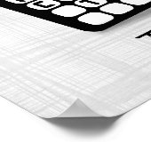 会計士ハート ポスター (角)