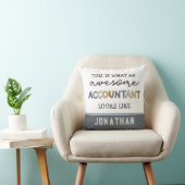 会計士パーソナライズされた計おもしろい素晴らし理士 クッション (椅子)