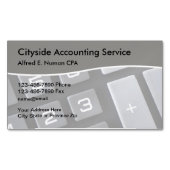 会計士プロフェッショナルCPA名刺マグネット マグネット名刺 (正面)