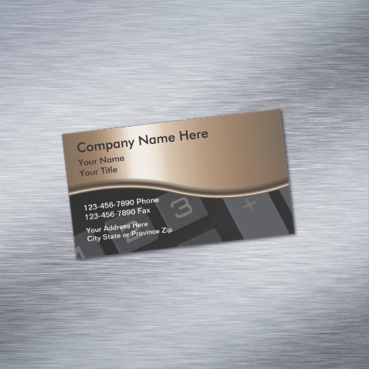 会計士プロフェッショナルCPA マグネット名刺 (インサイチュ)