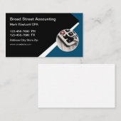 会計士モダンクラシック名刺 名刺 (正面/裏面)