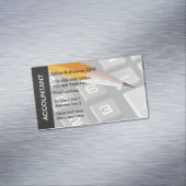 会計士モダン名刺の磁石 マグネット名刺 (インサイチュ)