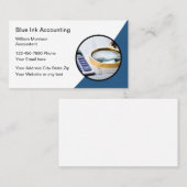会計士モダン業務用名刺 名刺 (正面/裏面)