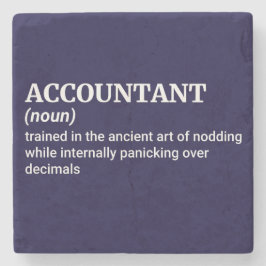 会計士事務所の装飾 ストーンコースター