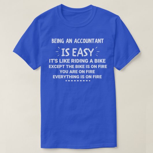 会計士会計のAccountantギフトIDE Tシャツ (デザイン正面)